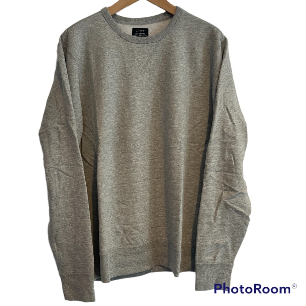 NWOT J. Crew Authentic Fleece Men’s Crewneck Sweatshirt. Size Large.
